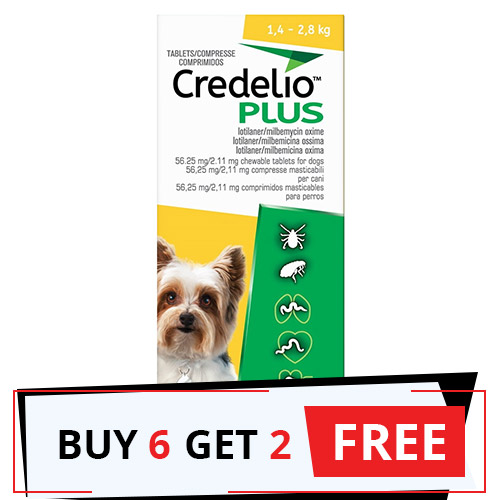 Credelio Plus for Dogs Worming Treatment for Dogs Flea and Tick