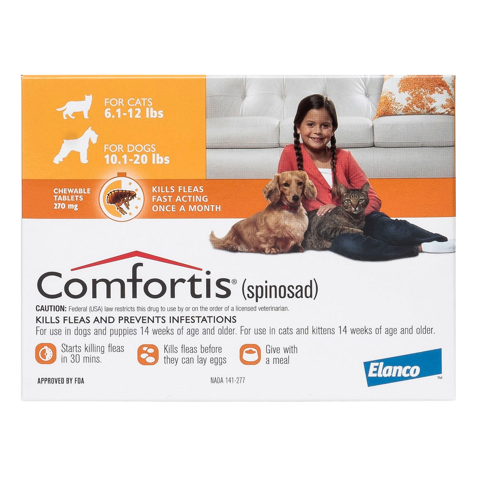 comfortis 3 month supply