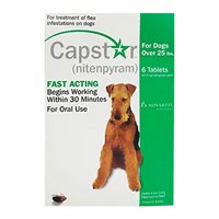 Capstar Green For Dogs 25.1 - 125 Lbs 12 Tablet