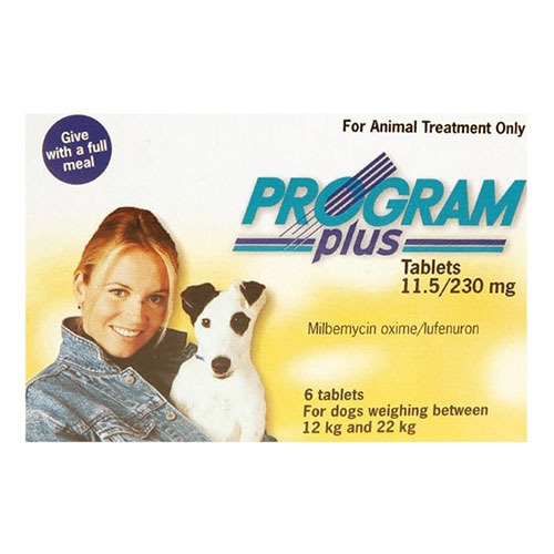 Program Plus Plus For Dogs 21 - 45 Lbs (yellow) 12 Tablet