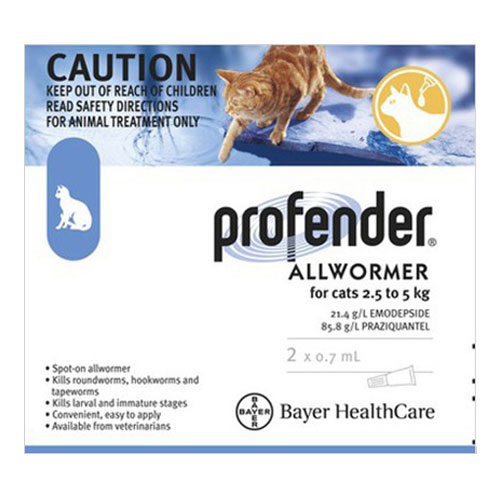 Profender Medium Cats (0.70 Ml) 5.5-11 Lbs 2 Doses